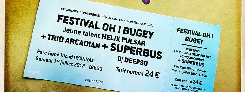 Gagnez votre place pour le Festival Oh ! Bugey Gagnez votre place pour le Festival Oh ! Bugey